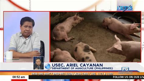 ariel cayanan|Interview with Department of Agriculture Usec. Ariel .